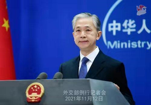 外交部發(fā)言人汪文斌。薛偉 攝