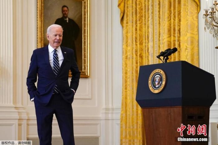 資料圖：美國(guó)總統(tǒng)拜登。