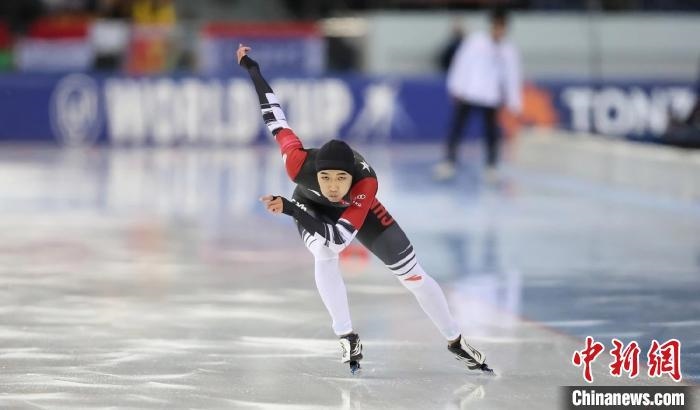 高亭宇在比賽中。圖片來源：黑龍江省體育局。