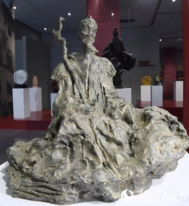 吳為山作品《莊子》。王劭凱攝