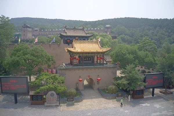 皇城相府景區(qū)（無人機照片）。人民網(wǎng)記者 王天樂攝
