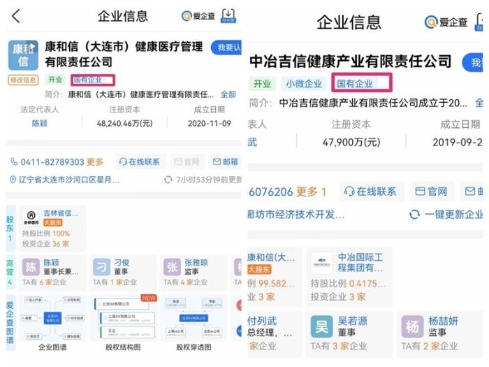 截圖自愛企查。