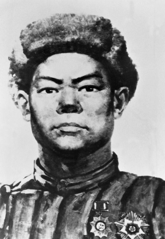 這是黃繼光像。新華社發(fā)（資料照片）