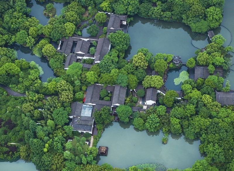 2023年5月11日，浙江杭州，西溪國(guó)家濕地公園。