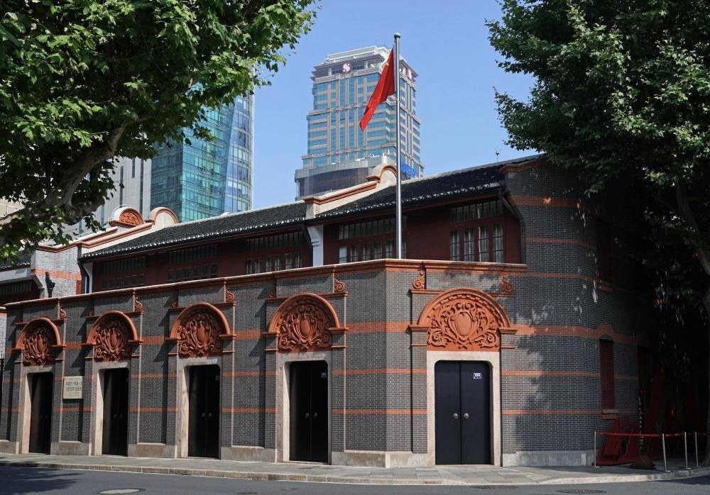 2023年6月9日拍攝的中共一大會(huì)址外景。新華社記者 劉穎 攝