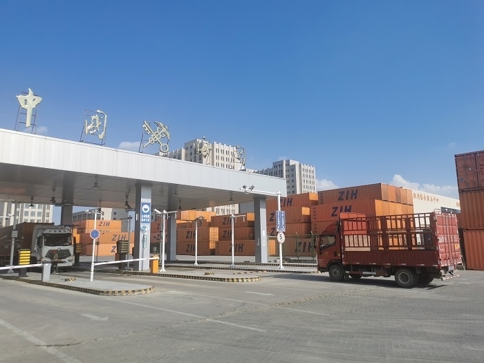 鄭州國際陸港海關監(jiān)管場所。鄭州車站海關供圖