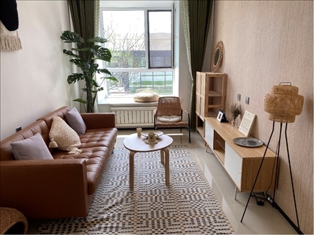 輝山英才社區(qū)樣板間。北京外國(guó)語(yǔ)大學(xué) 許青攝