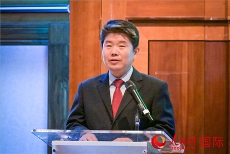 李立言致辭。人民網(wǎng) 郭錦標(biāo)攝