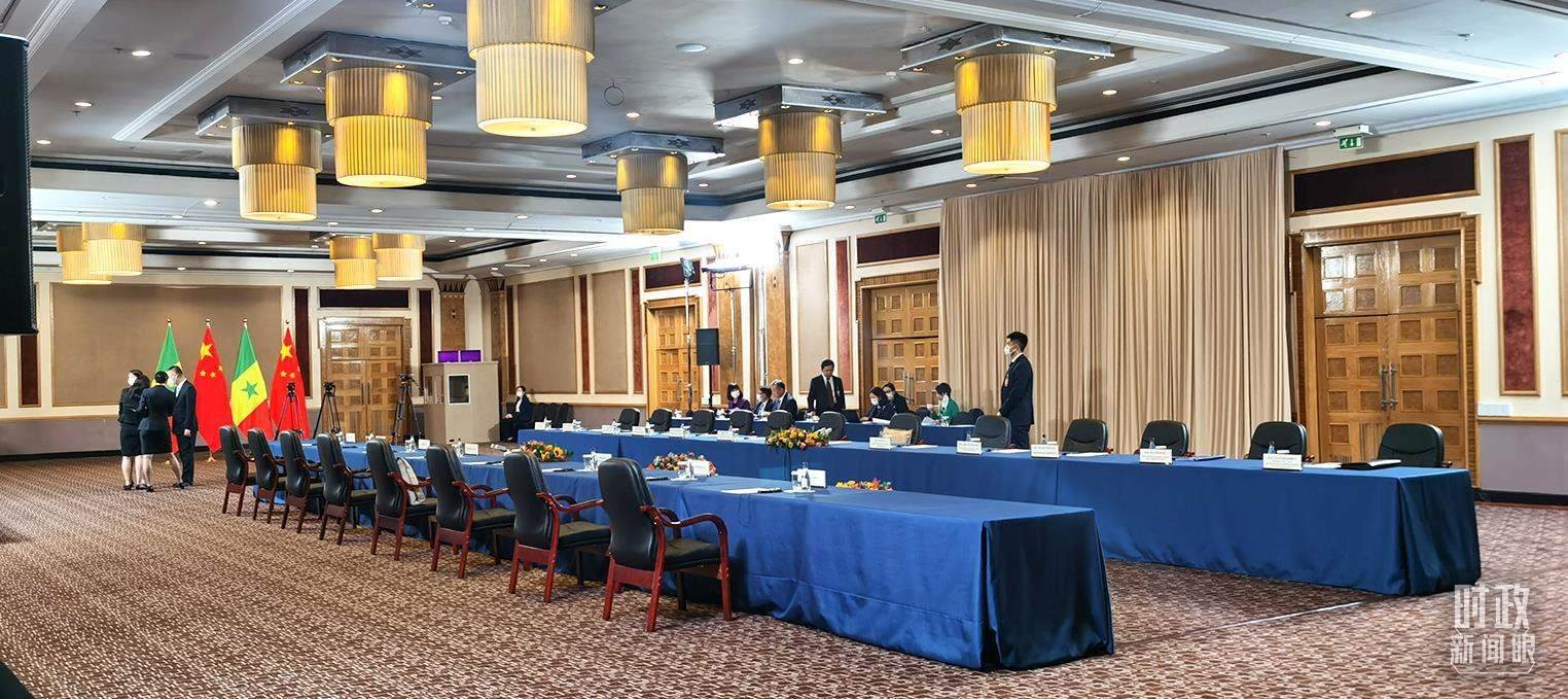 △23日下午，4場會見在這里舉行。（總臺央視記者郭鴻拍攝）