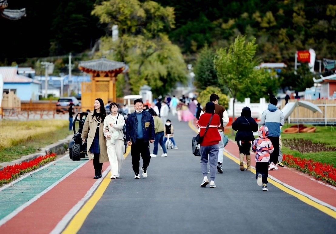 光東村干凈整潔的街區(qū)。主辦方供圖