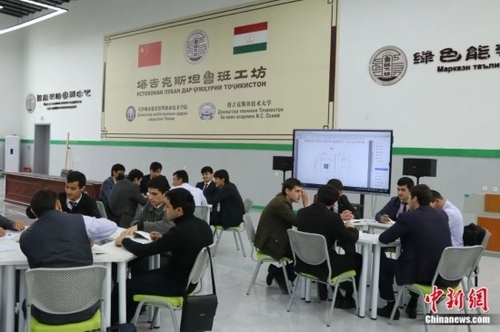 2023年4月，位于杜尚別的塔吉克斯坦魯班工坊課堂。張碩 攝