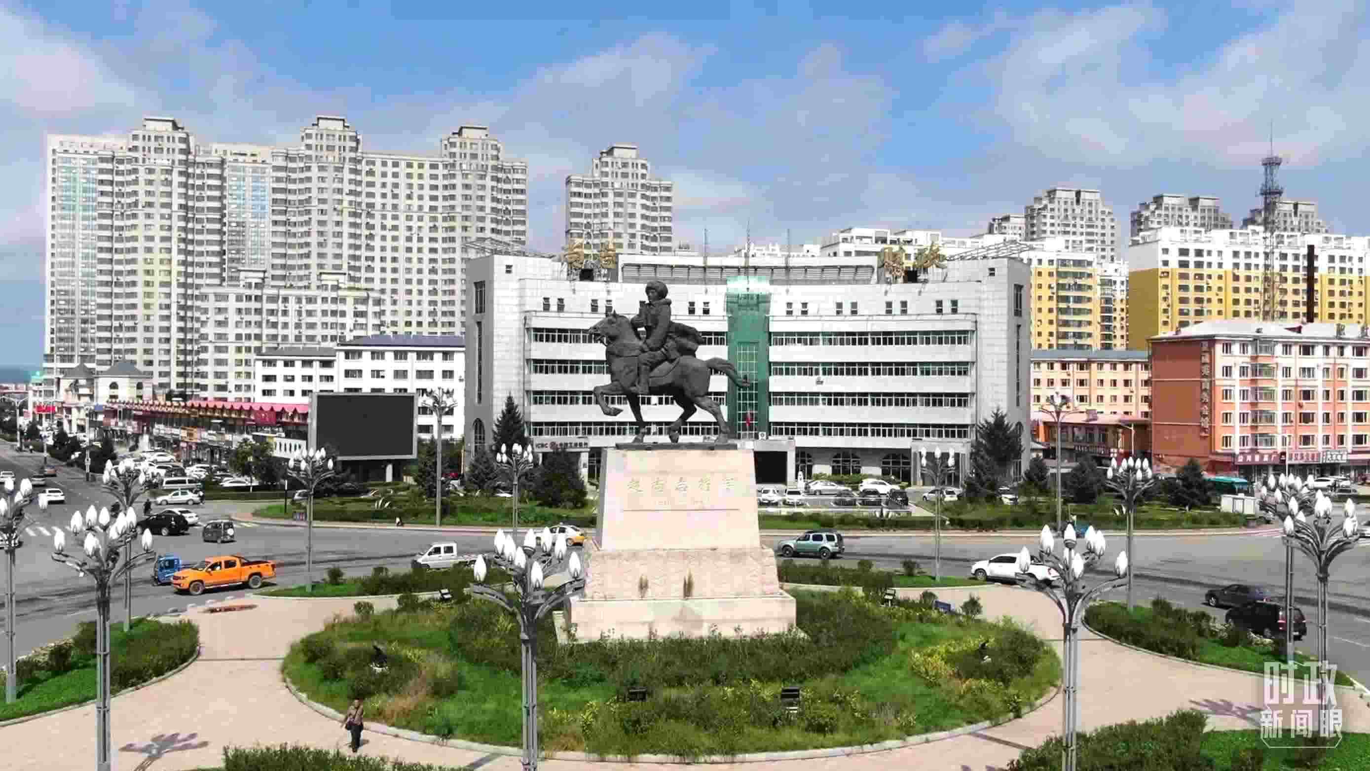 △哈爾濱市尚志市航拍。（總臺央視記者張耿生拍攝）