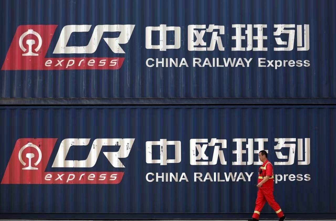 國鐵集團發(fā)布中歐班列全程時刻表成果。國鐵集團供圖
