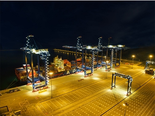 萊基港實行7×24小時裝卸作業(yè)機(jī)制。受訪者供圖