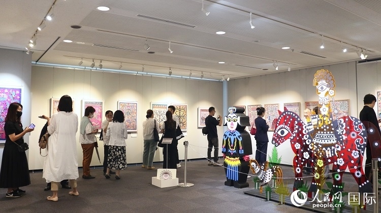 到場民眾觀看展覽。人民網(wǎng) 許可攝
