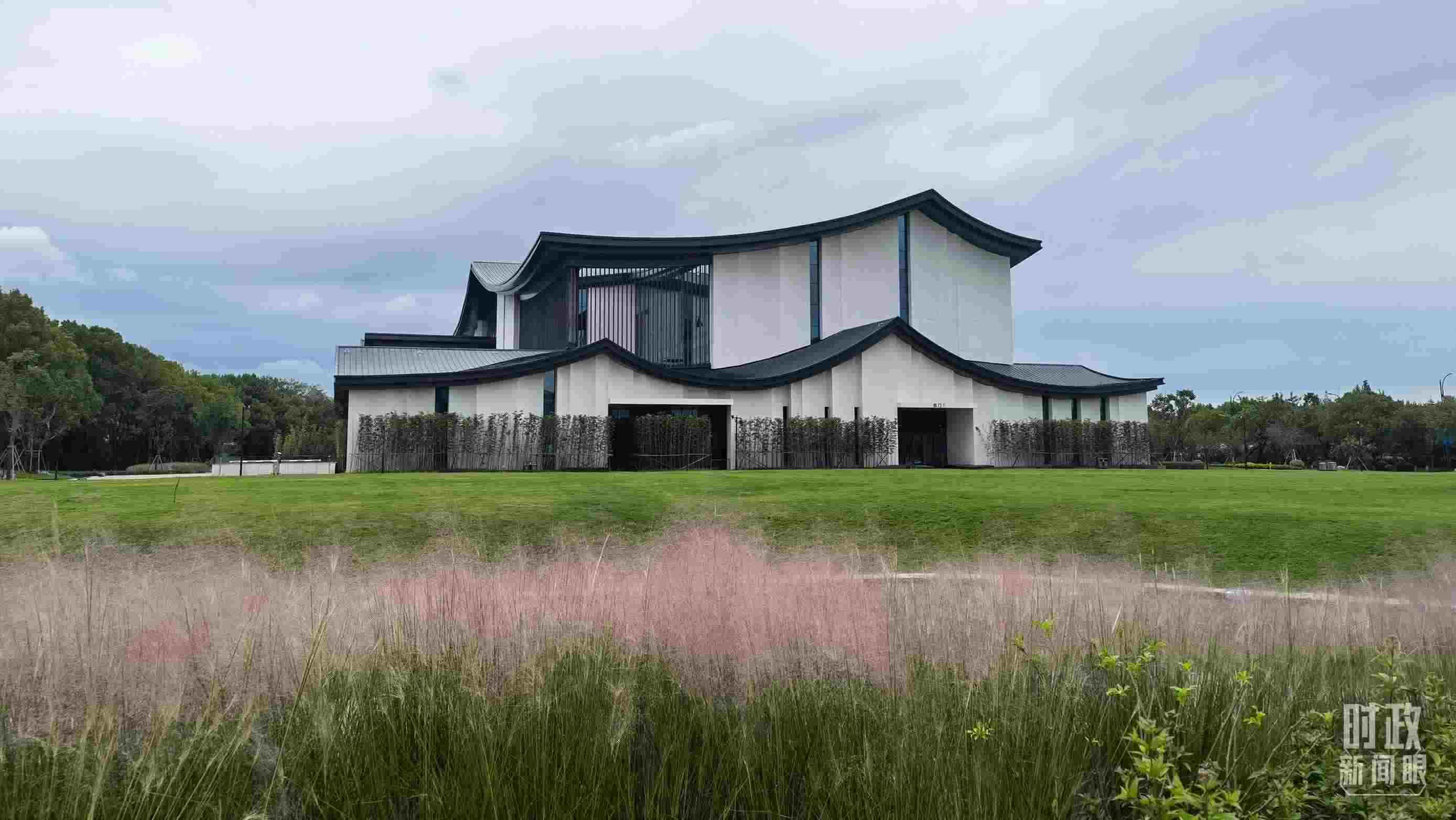 △浙東運(yùn)河文化園。（總臺(tái)央視記者石丞拍攝）