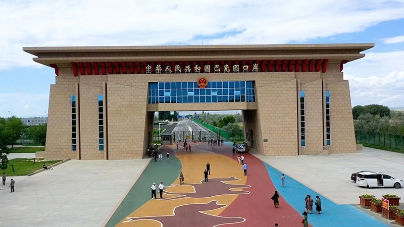 圖為塔城巴克圖口岸。塔城融媒體中心 張亭宇攝