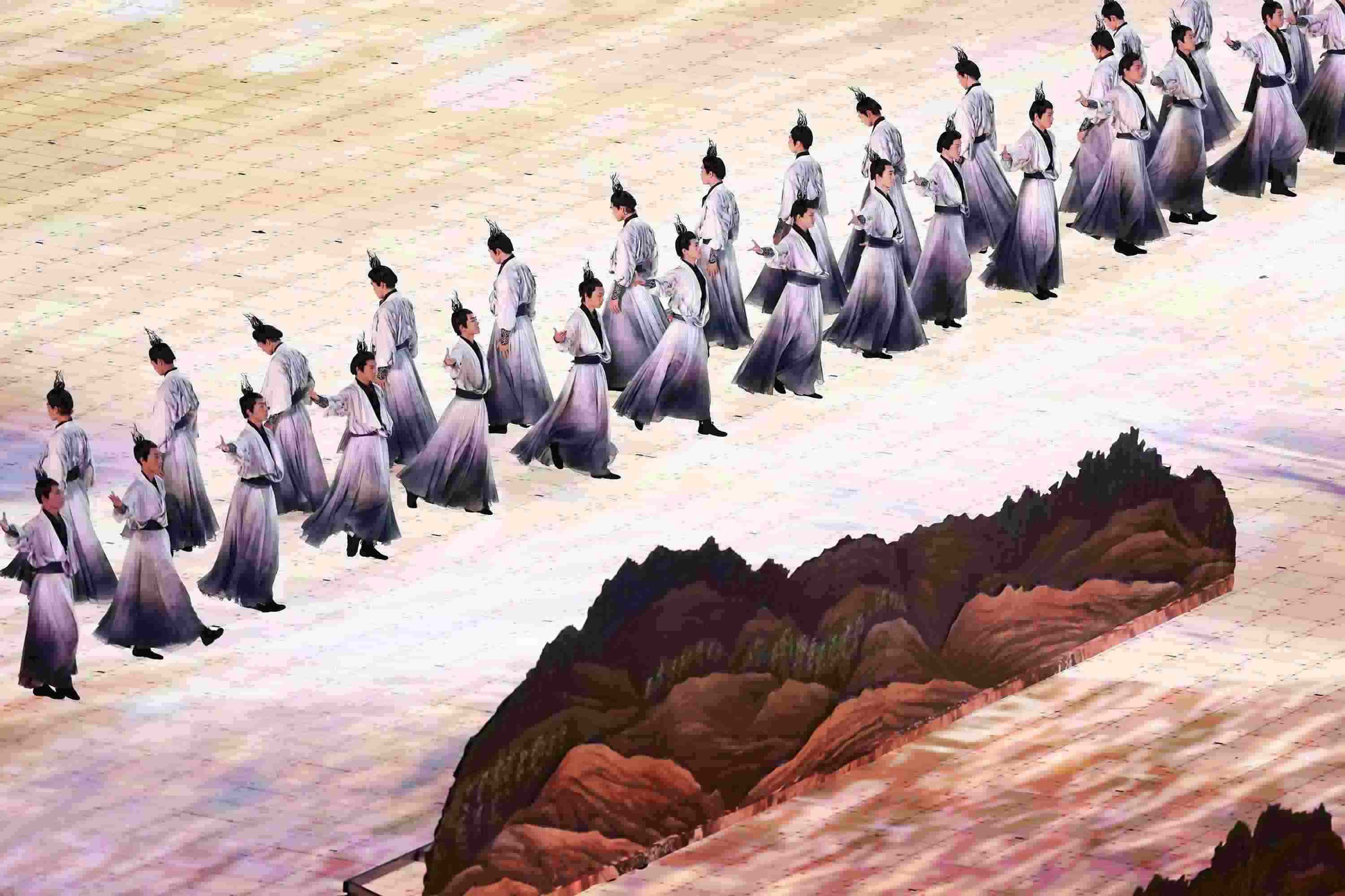 △2023年9月23日，演員在杭州第十九屆亞洲運(yùn)動(dòng)會(huì)開幕式上表演。