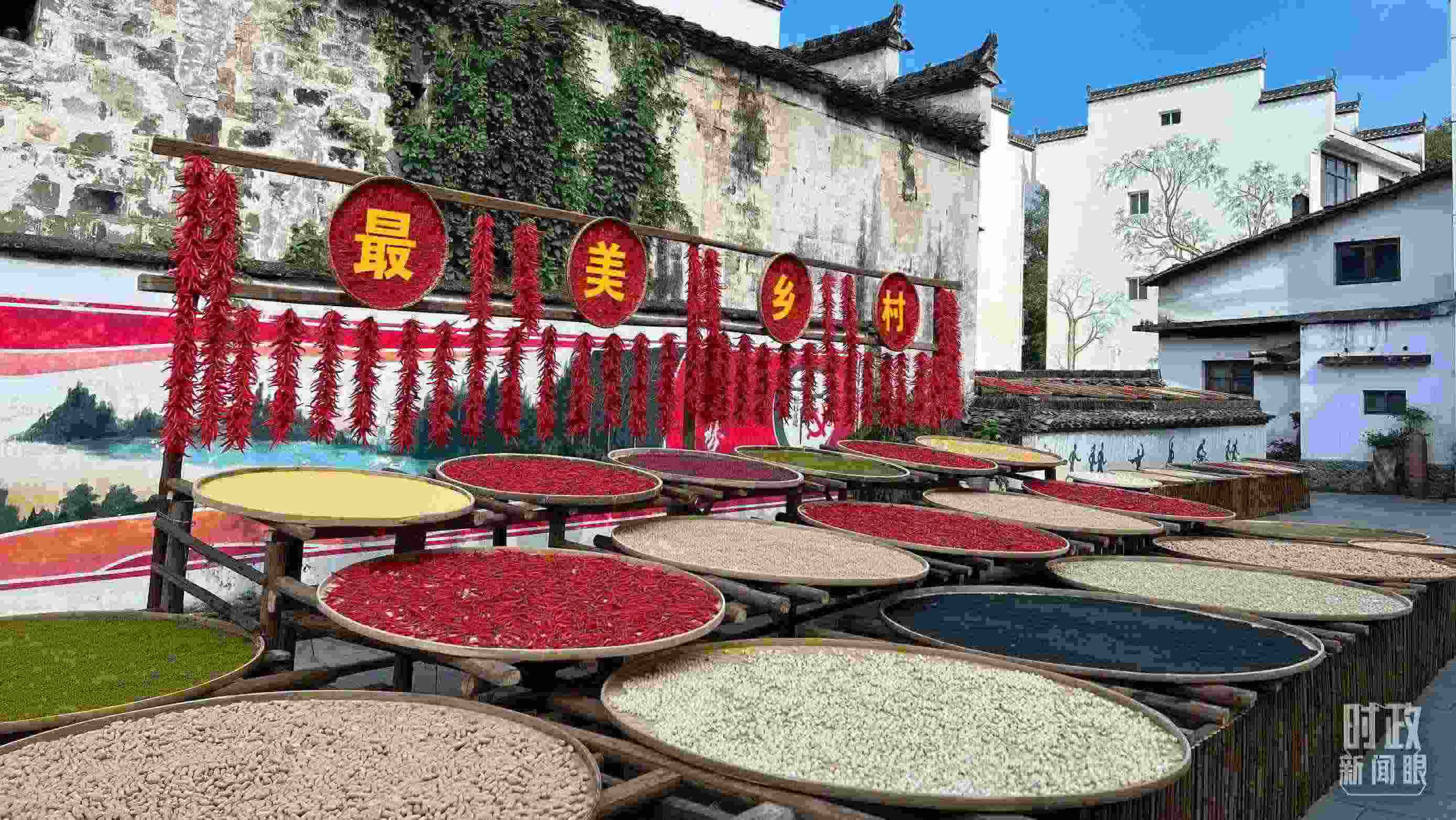 △婺源縣秋口鎮(zhèn)王村石門(mén)自然村。（總臺(tái)央視記者程鋮拍攝）