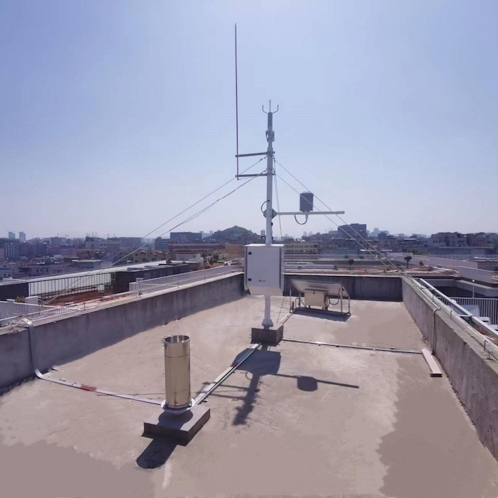 龍華區(qū)社區(qū)多要素自動氣象觀測站。龍華區(qū)應急管理局供圖