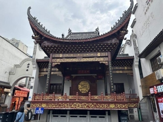 10月25日，長(zhǎng)沙太平老街一角。（本報(bào)記者 劉書文攝）