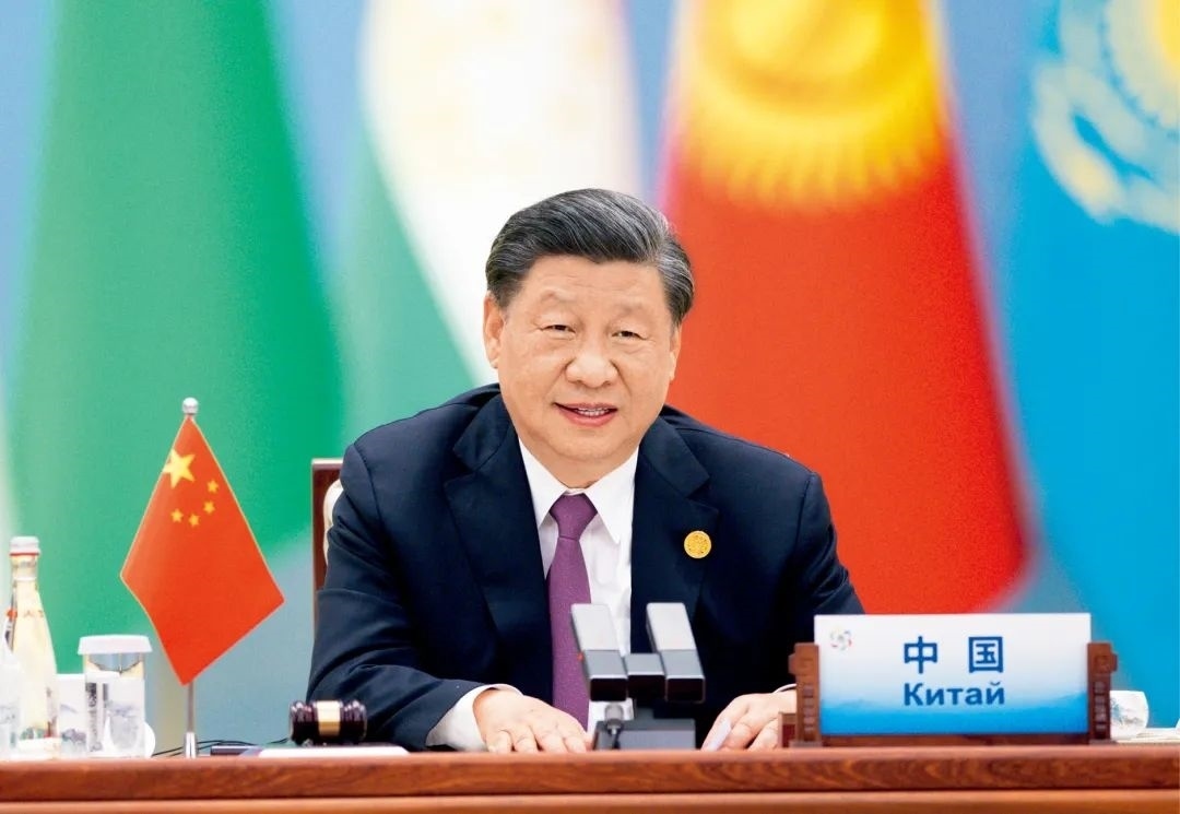 2023年5月19日上午，國家主席習(xí)近平在陜西省西安市主持首屆中國—中亞峰會并發(fā)表題為《攜手建設(shè)守望相助、共同發(fā)展、普遍安全、世代友好的中國—中亞命運共同體》的主旨講話。圖/ 新華社記者 黃敬文 攝