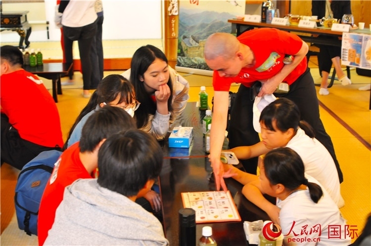 中日青少年聯(lián)歡交流會(huì)現(xiàn)場(chǎng)。人民網(wǎng) 蔣曉辰攝