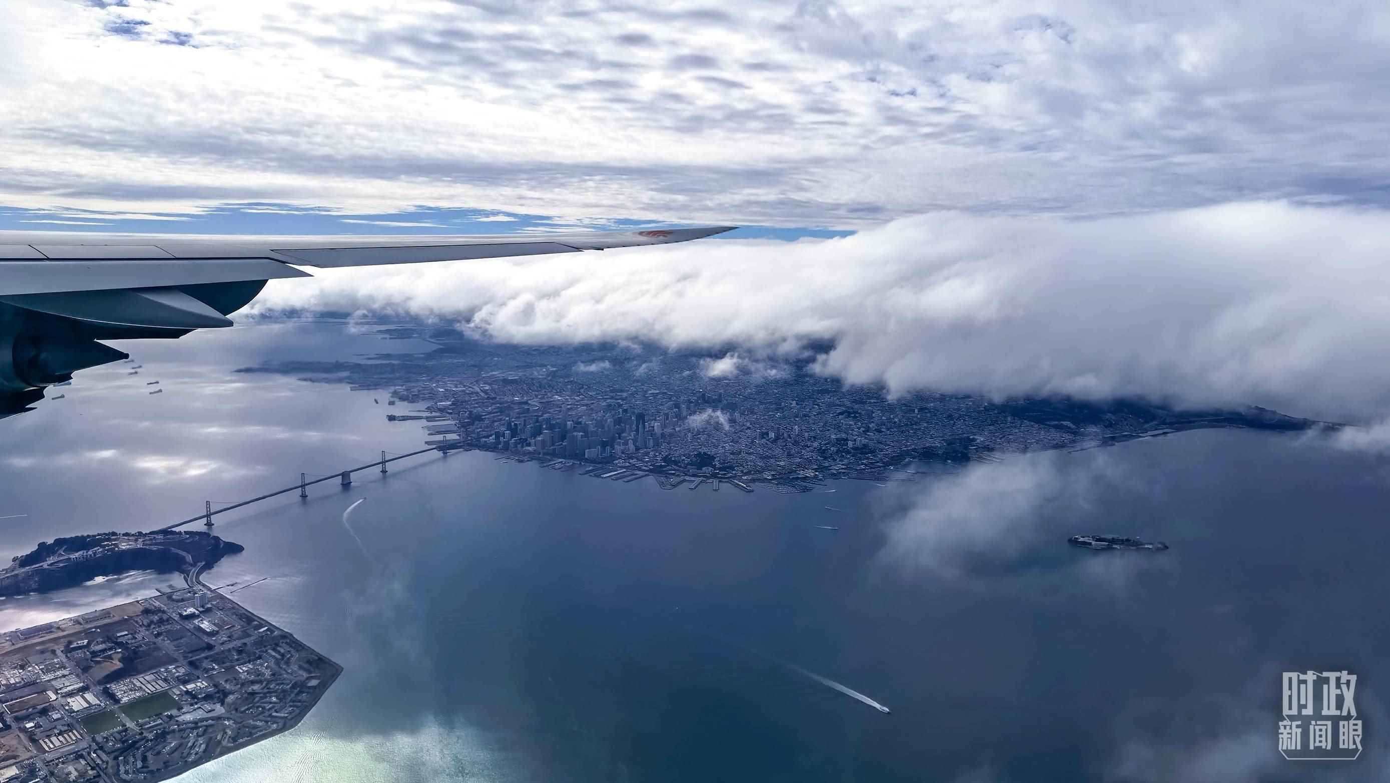 △俯瞰舊金山。（總臺(tái)央視記者馬亞陽(yáng)拍攝）