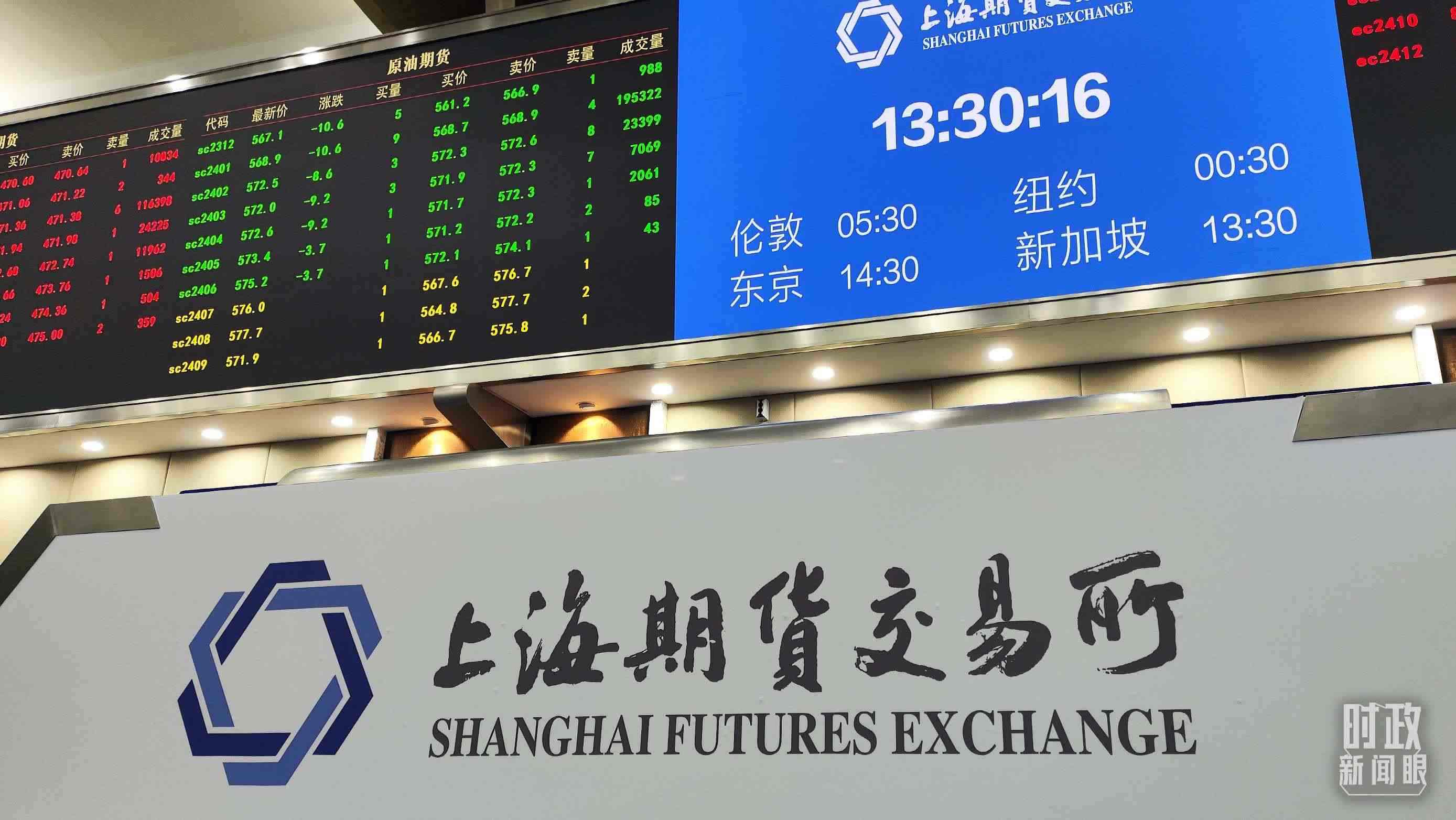 △上海期貨交易所內(nèi)。（總臺(tái)央視記者郭曉龍拍攝）