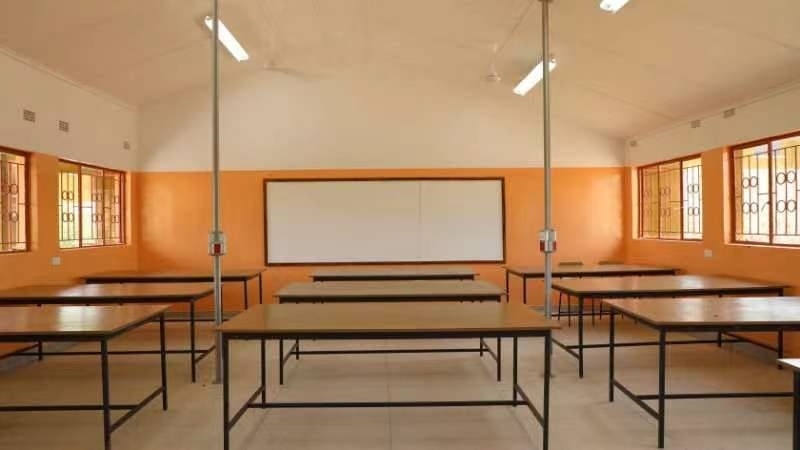 寬敞明亮的教室。主辦方供圖