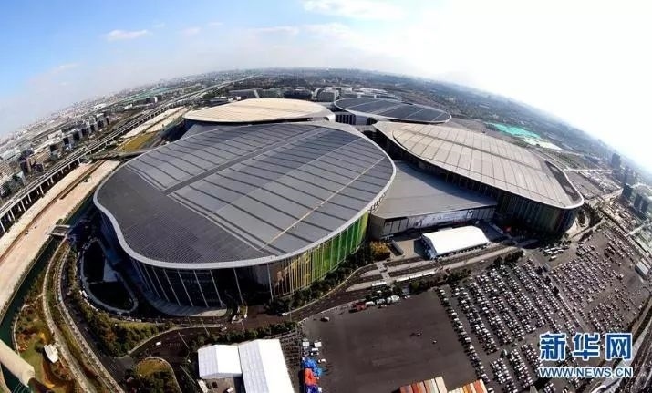 中國國際進口博覽會舉辦場地——國家會展中心（上海）。新華社記者 凡軍 攝