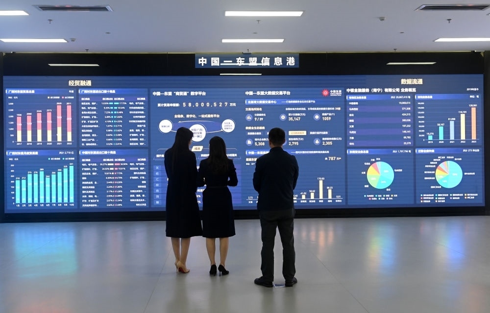 中國—東盟信息港股份有限公司展廳。