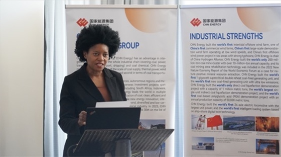 南非獨立傳媒集團代表諾爾萬德爾-恩齊扎發(fā)言。 人民網(wǎng) 張茜攝