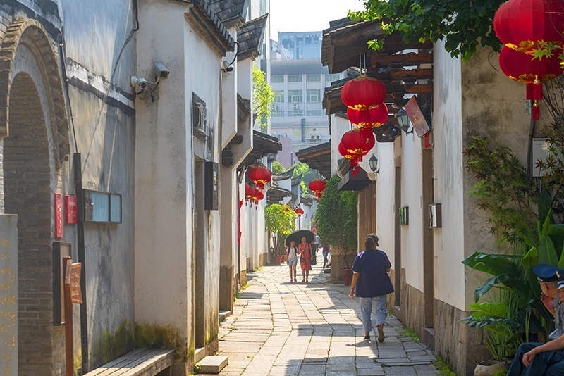 2019年6月28日，福建福州，三坊七巷風光。