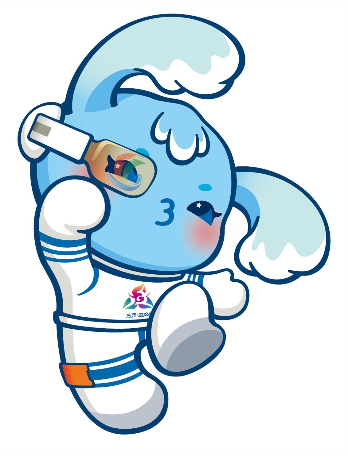 第十二屆全國少數(shù)民族傳統(tǒng)體育運動會吉祥物“吉貝”。第十二屆全國少數(shù)民族傳統(tǒng)體育運動會組委會供圖