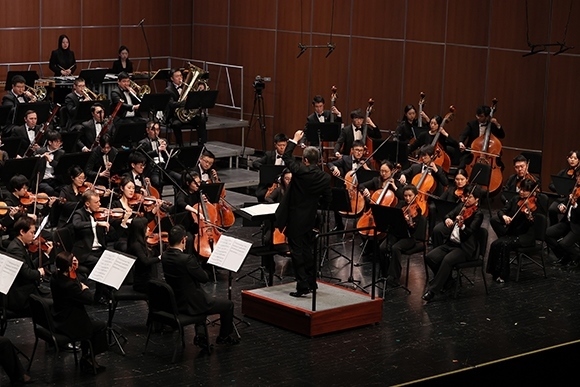 音樂會現(xiàn)場。學(xué)校供圖