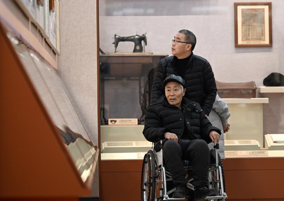 2024年1月29日，市民在平津戰(zhàn)役紀念館參觀。