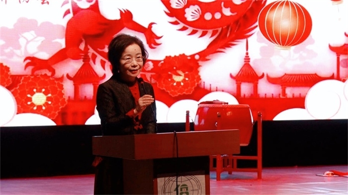 沈敏娟致辭。駐蒙古使館供圖