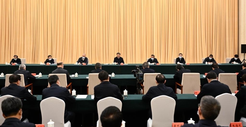 2023年5月11日至12日，習近平總書記在河北考察，主持召開深入推進京津冀協(xié)同發(fā)展座談會并發(fā)表重要講話。新華社記者 李學仁 攝