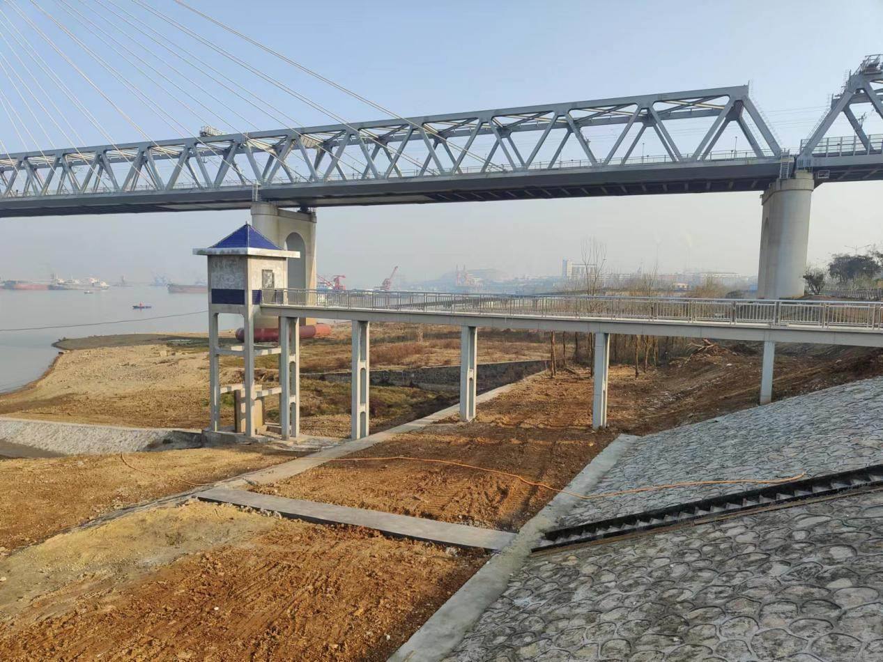 修復后的吉家湖低排閘。受訪者供圖