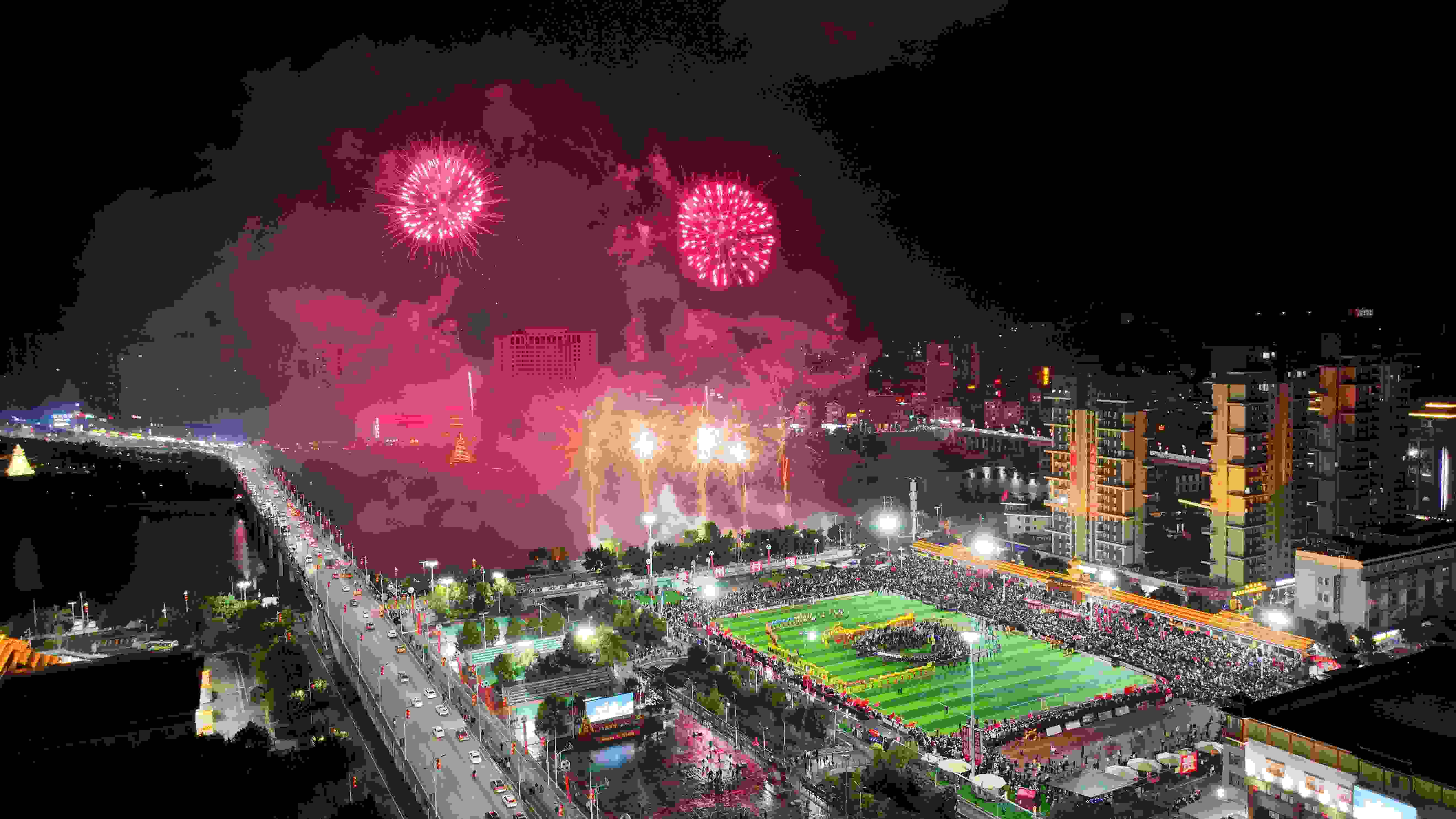 貴州榕江“村超”現(xiàn)場(chǎng)。韋貴金 攝