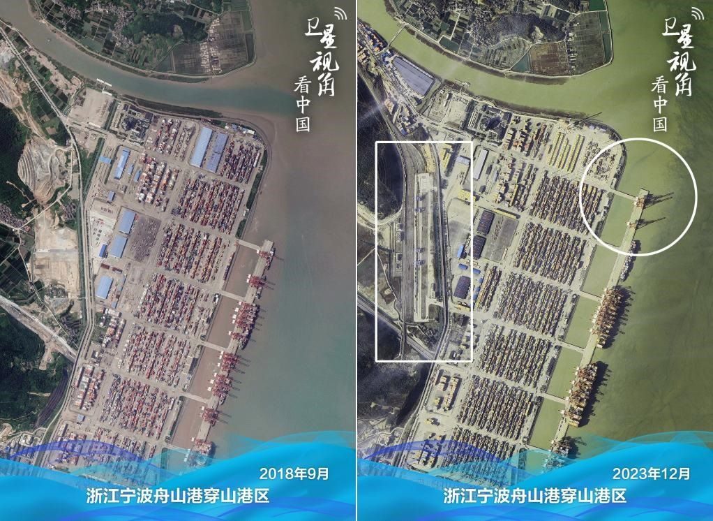 浙江寧波舟山港穿山港區(qū)新建1個(gè)泊位及鐵路穿山港站。