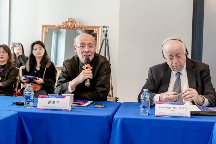 中國傳媒大學文化發(fā)展與傳播研究院院長熊澄宇教授發(fā)言（圖片：中國傳媒大學