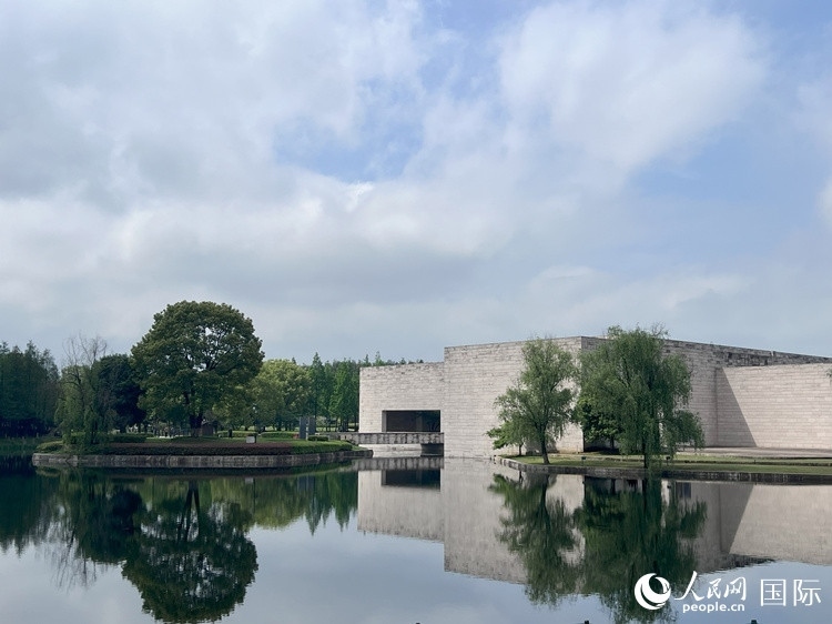 良渚博物院外觀。人民網(wǎng)記者 崔越攝