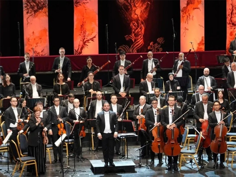 阿爾及爾歌劇院交響樂團(tuán)演出活動現(xiàn)場。蘇州交響樂團(tuán)供圖