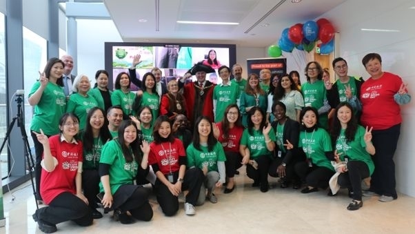 中國銀行倫敦分行參與倫敦金融城慈善日活動(dòng)。資料圖片