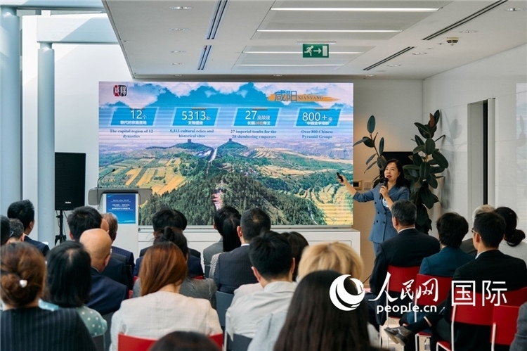 咸陽(yáng)市招商局局長(zhǎng)王苗致辭。