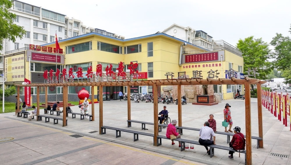 6月20日拍攝的長城花園社區(qū)一角（無人機照片）。