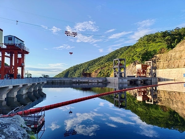 剛果（金）布桑加水電站水庫(kù)。中鐵資源集團(tuán)供圖