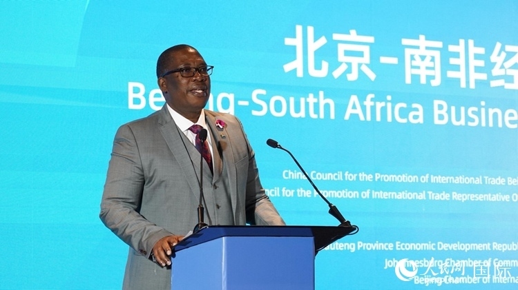 勒蘇非省長致辭。人民網(wǎng) 劉暢攝